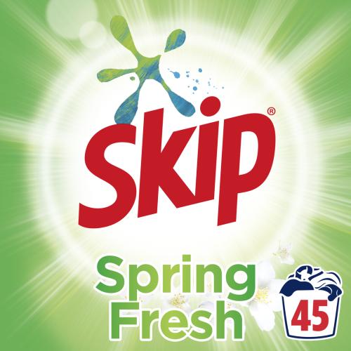 Σκόνη Πλυντηρίου Spring Fresh Skip (45 μεζ / 2,925 kg ) 